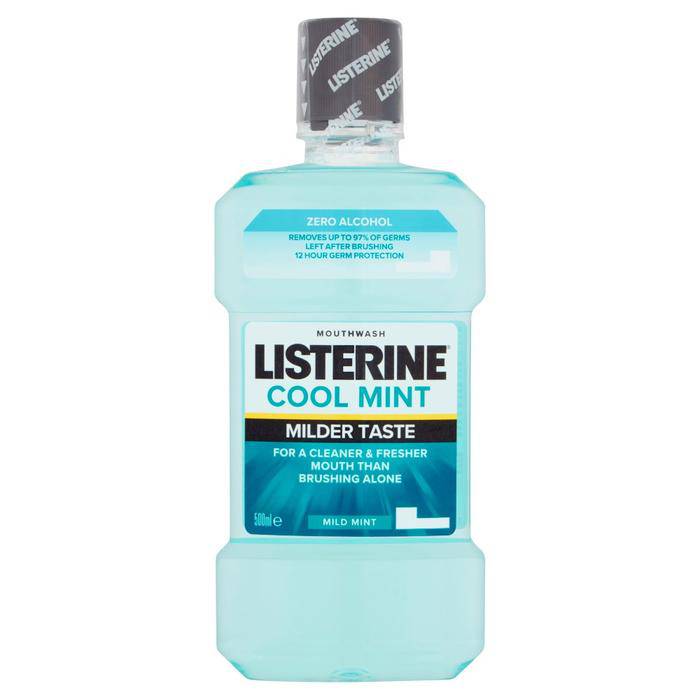 Listerine Mouth Wash Cool Mint Mild Mint 500Ml | Best Price in Pakistan original skincare product Pakistan