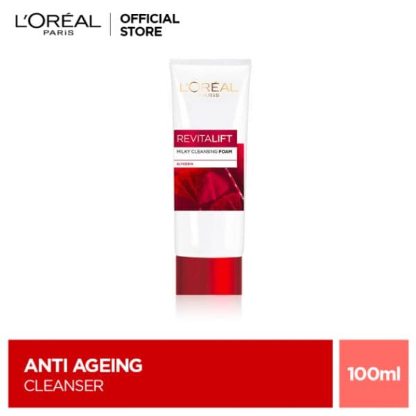 L'oreal Paris Revitalift Milky Cleansing Foam Gel 100Ml | Best Price in Pakistan original skincare product Pakistan Main image