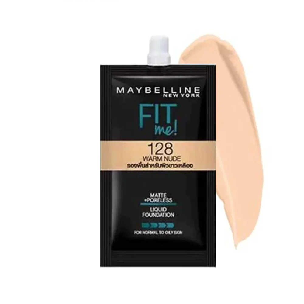Maybelline Fit Me Matte + Poreless Foundation 128 Sachet 1Pc | Best Price in Pakistan original skincare product Pakistan