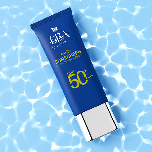 BBA By Suleman | Men Sunscreen SPF50+ PA++++ | 50ml | Best Price in Pakistan original skincare product Pakistan Main image