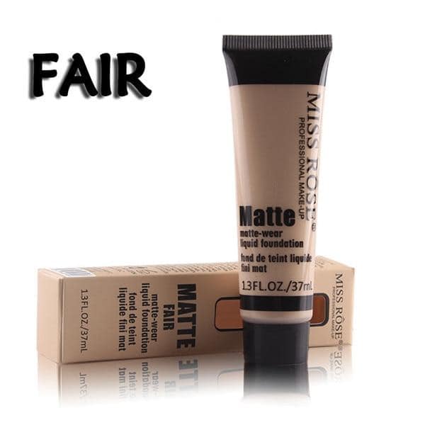 Miss Rose | Matte Wear Liquid Foundation Fair 37Ml | Best Price in Pakistan original skincare product Pakistan