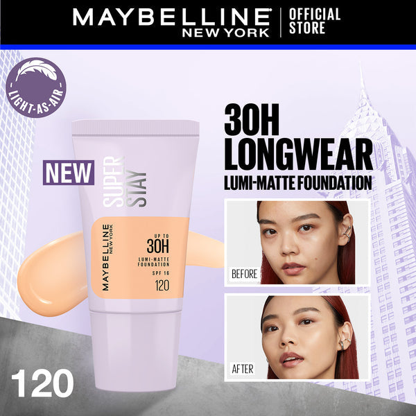Maybelline | SuperStay Lumi Mate Foundation Tube 120 | 18ml | Best Price in Pakistan original skincare product Pakistan