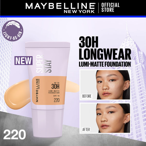 Maybelline | SuperStay Lumi Mate Foundation Tube 220 | 18ml | Best Price in Pakistan original skincare product Pakistan