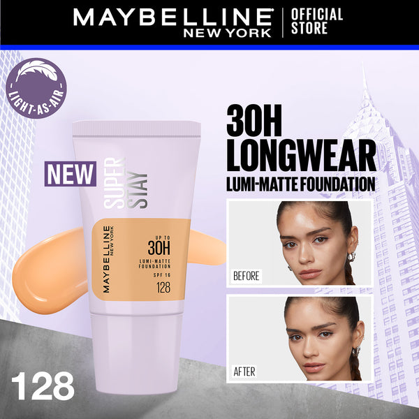 Maybelline | SuperStay Lumi Mate Foundation Tube 128 | 18ml | Best Price in Pakistan original skincare product Pakistan