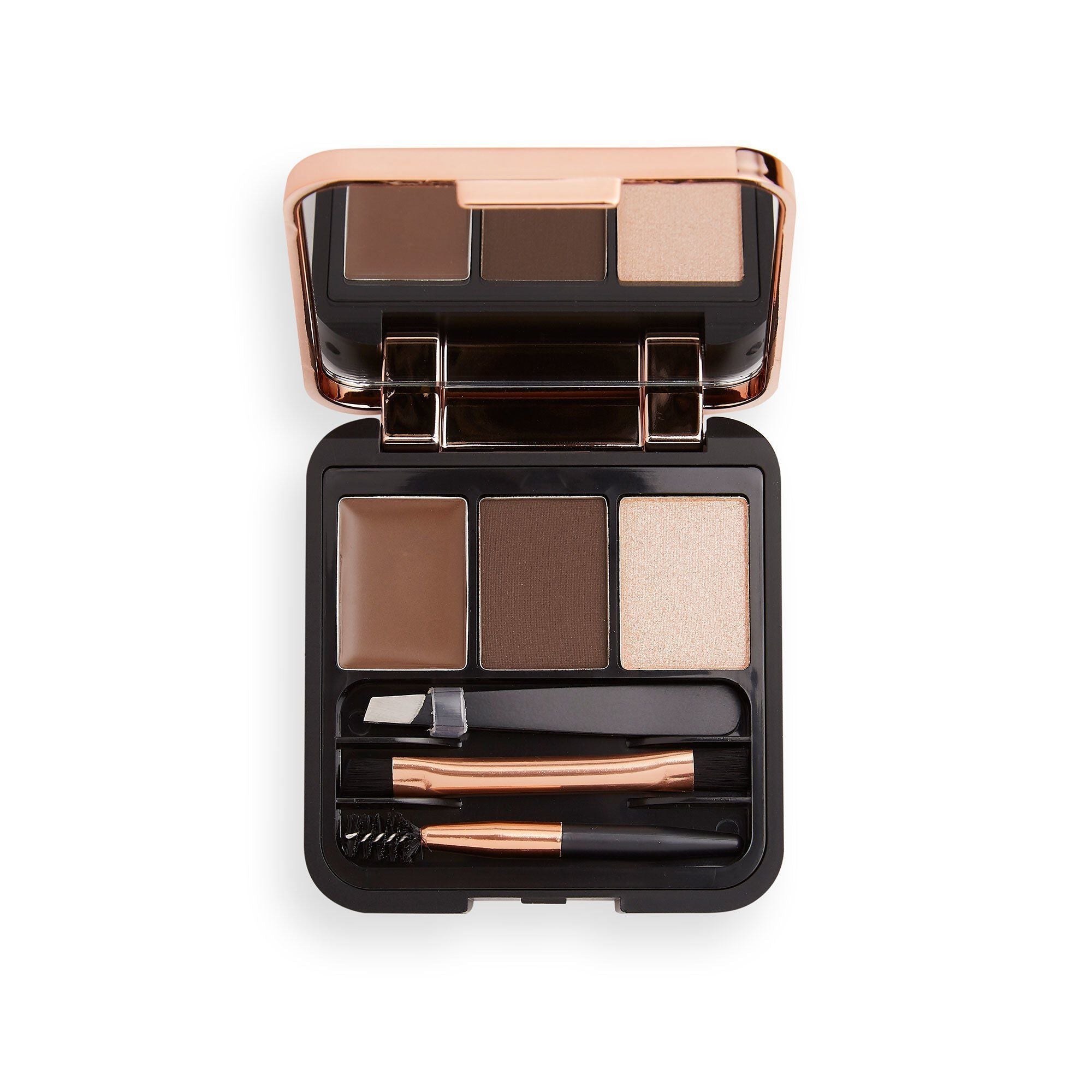 Makeup Revolution Brow Sculpt Kit Dark Brown | Best Price in Pakistan original skincare product Pakistan Main image