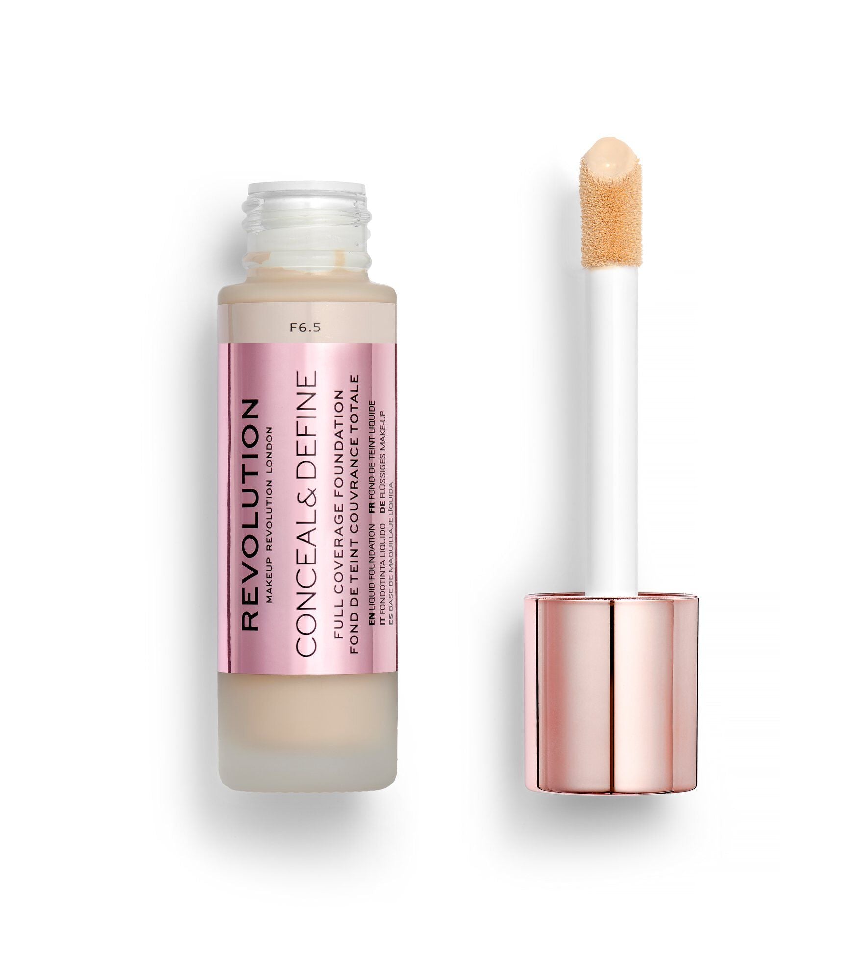 Revolution | Conceal & Define Foundation | F6.5 23 ml | Best Price in Pakistan original skincare product Pakistan