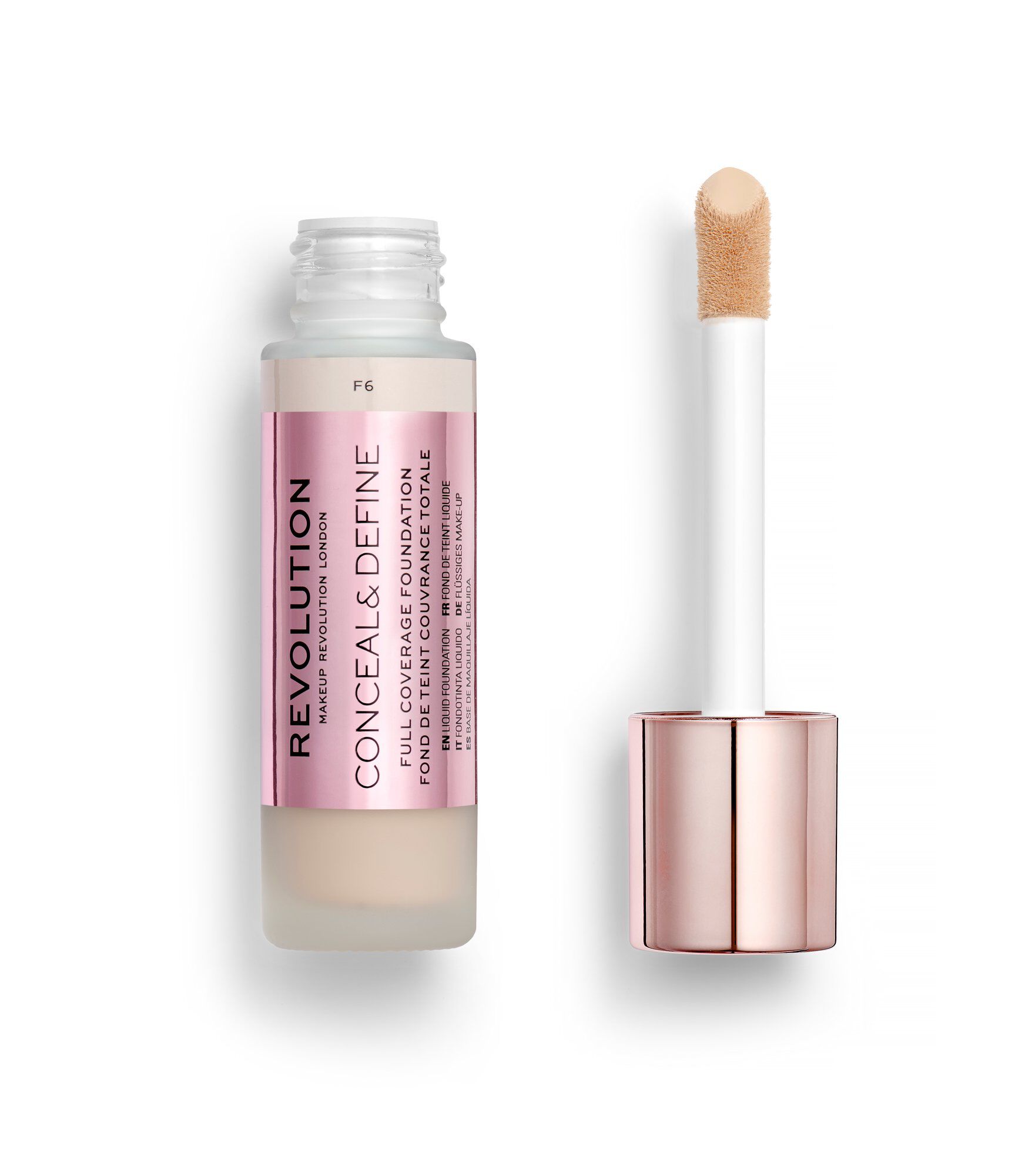 Revolution | Conceal & Define Foundation | F6 23 ml | Best Price in Pakistan original skincare product Pakistan