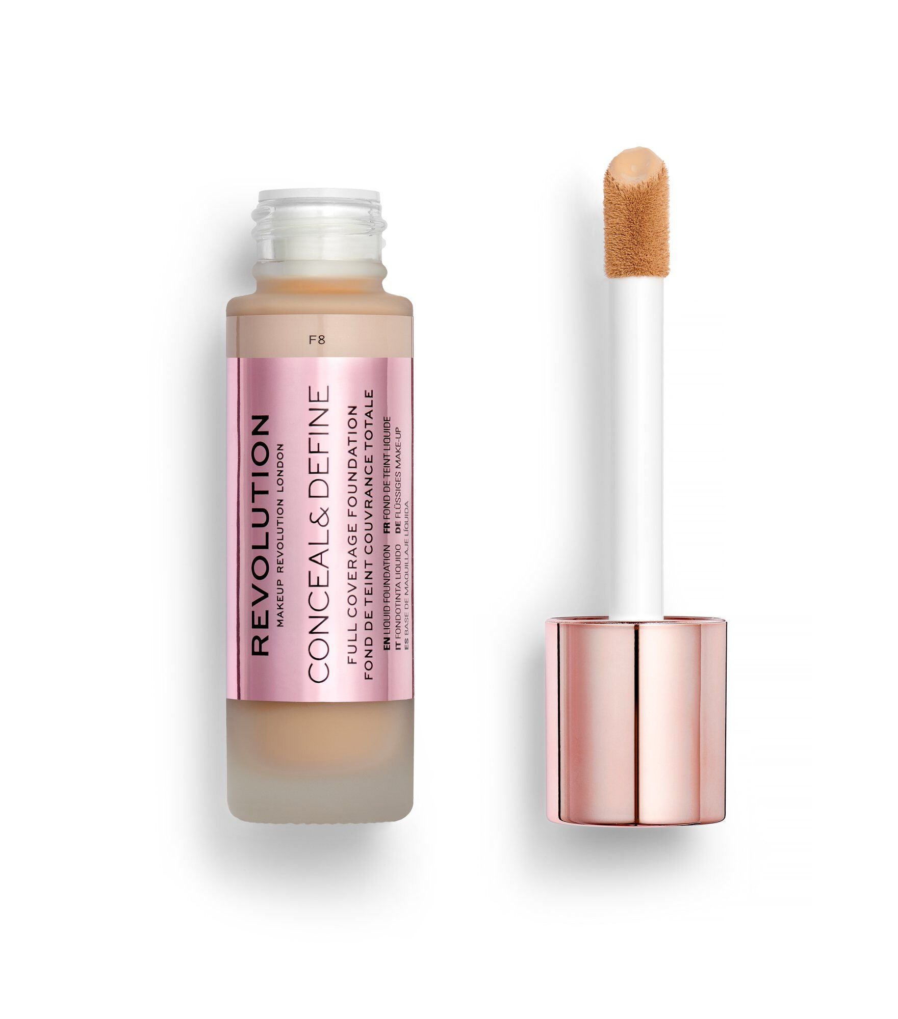 Revolution | Conceal & Define Foundation | F8 23 ml | Best Price in Pakistan original skincare product Pakistan