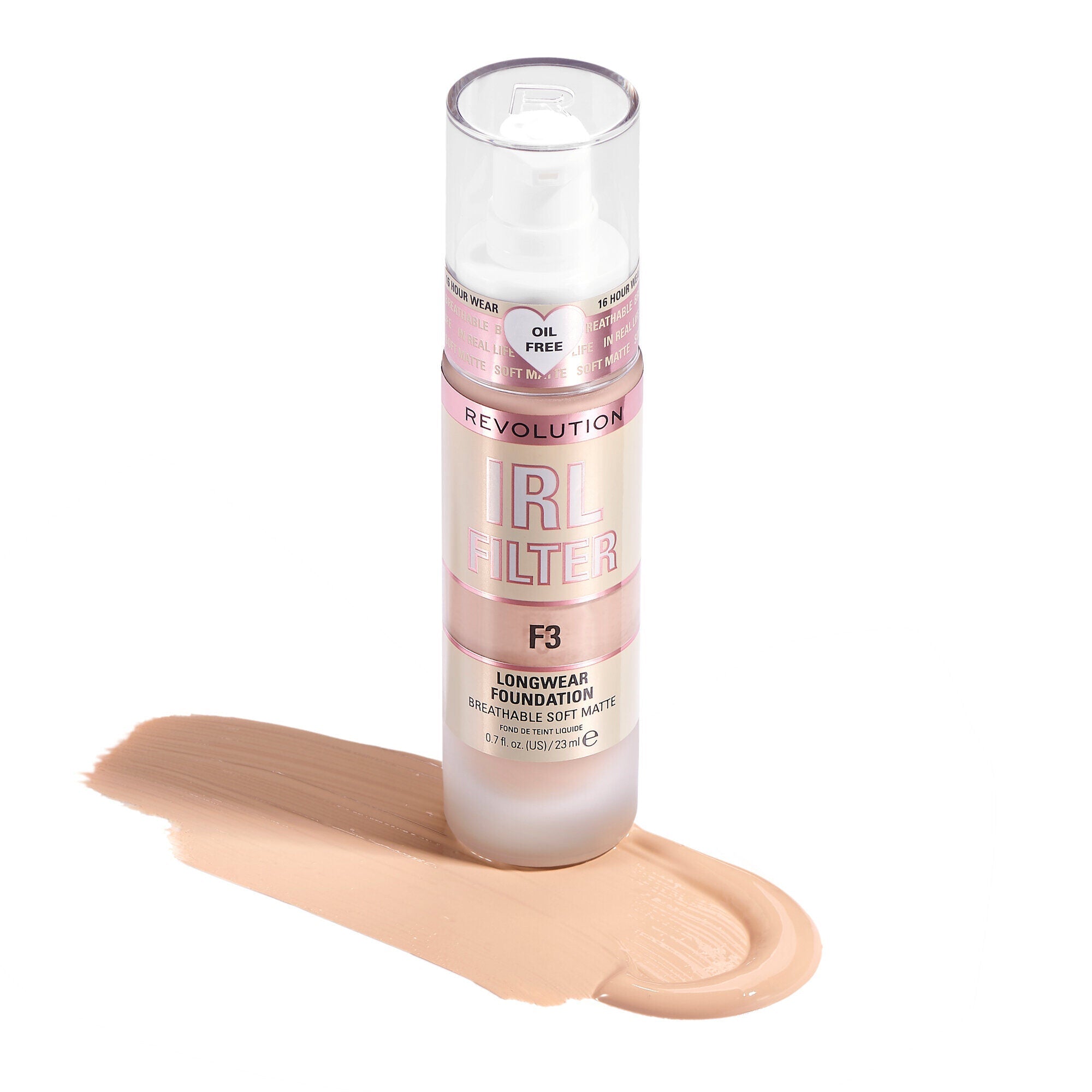 Revolution | IRL Filter Longwear Foundation F3 23ml | Best Price in Pakistan original skincare product Pakistan