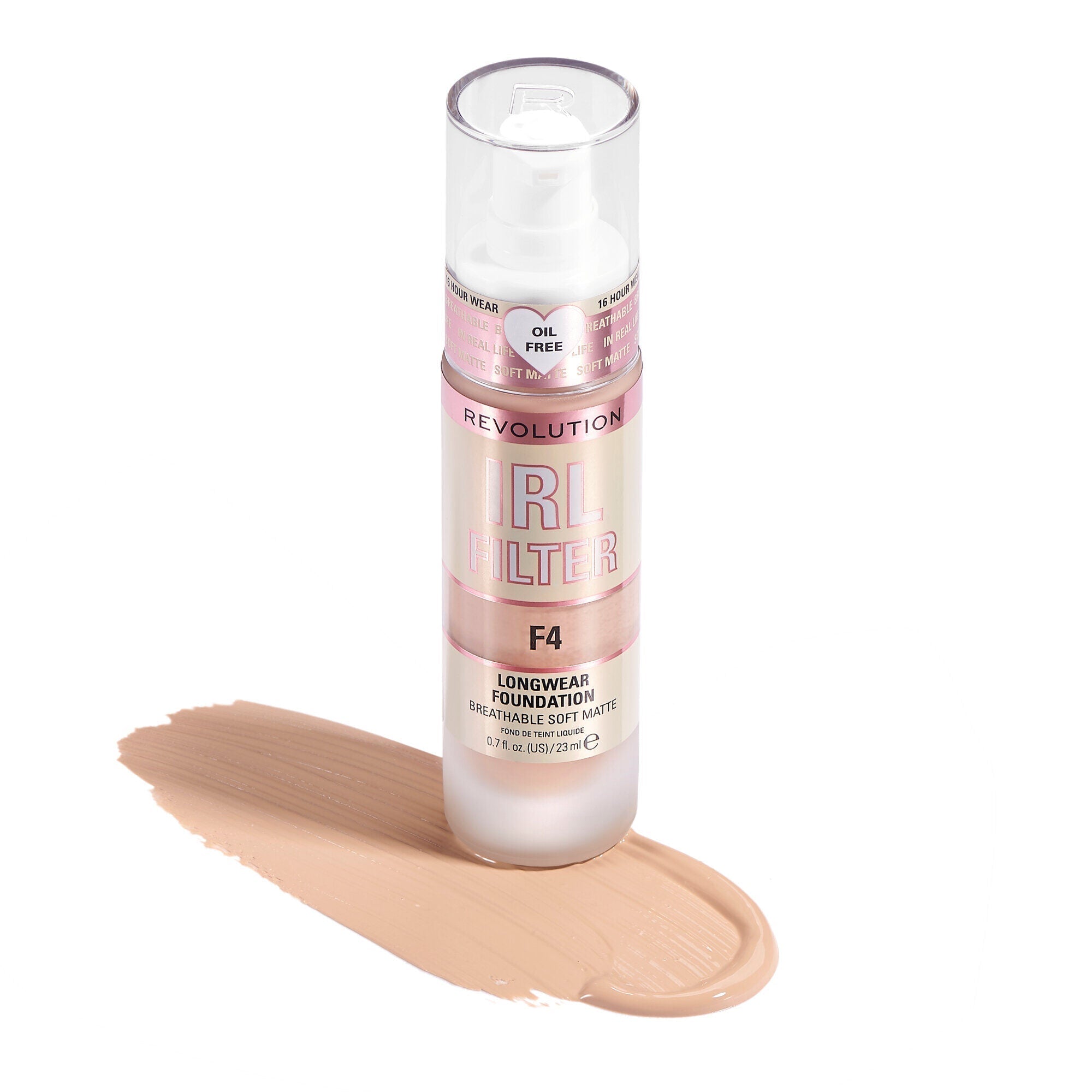 Revolution | IRL Filter Longwear Foundation F4 23ml | Best Price in Pakistan original skincare product Pakistan