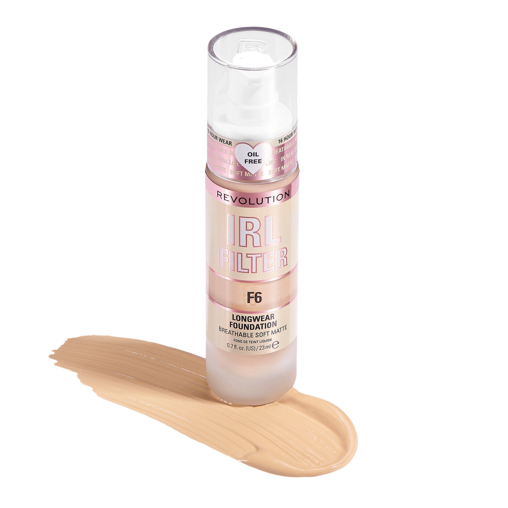 Revolution | IRL Filter Longwear Foundation F6 23ml | Best Price in Pakistan original skincare product Pakistan