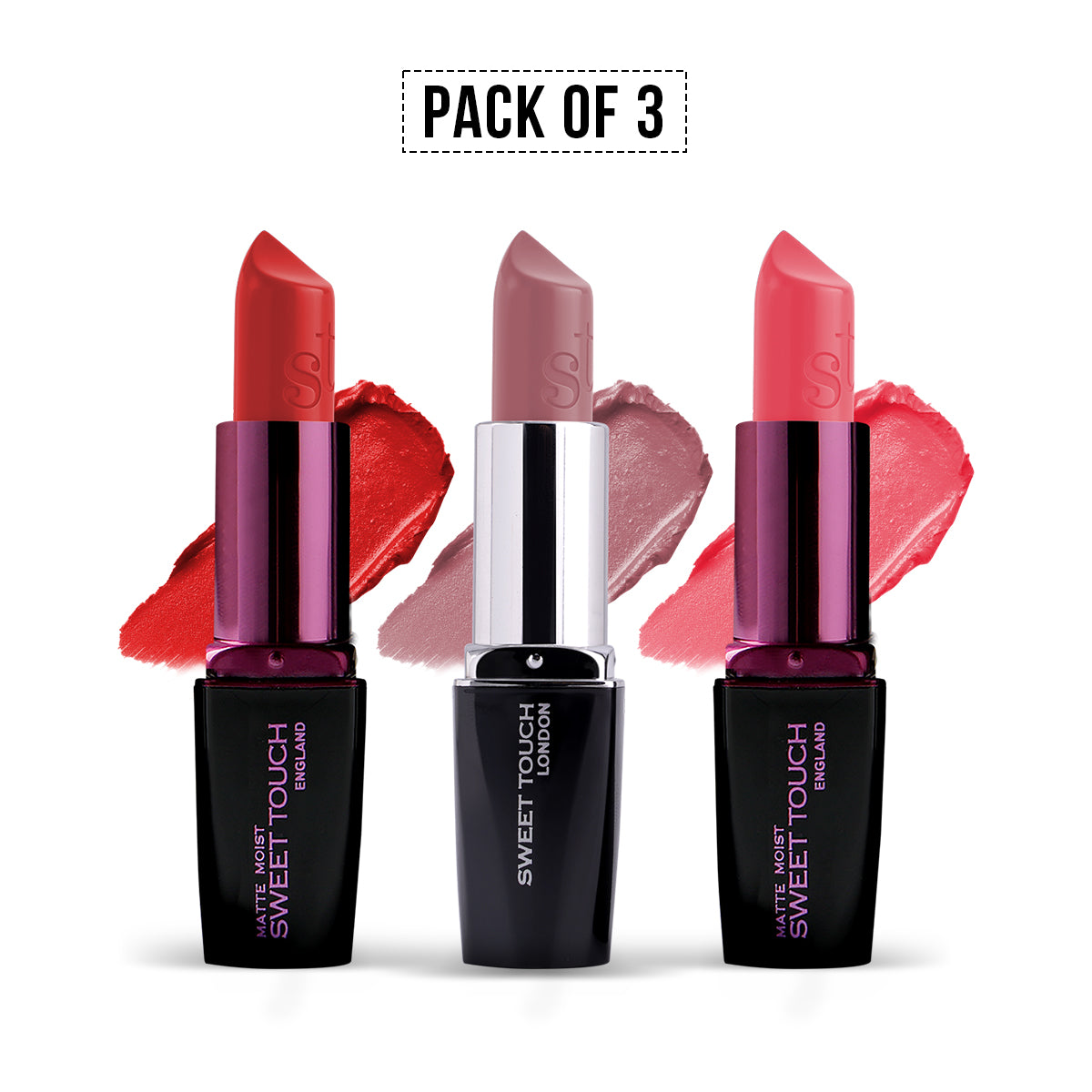 Matte Trio Lipstick Set | Best Price in Pakistan original skincare product Pakistan