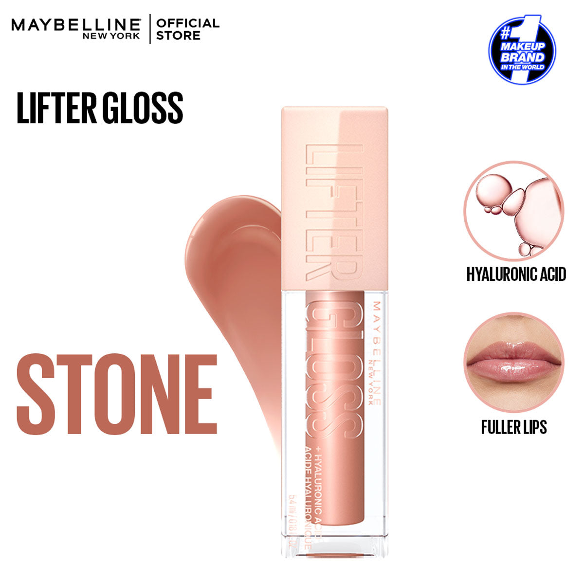Maybelline | Gloss Hydrating Lip Gloss with | 008 Stone | Best Price in Pakistan original skincare product Pakistan مرکزی تصویر