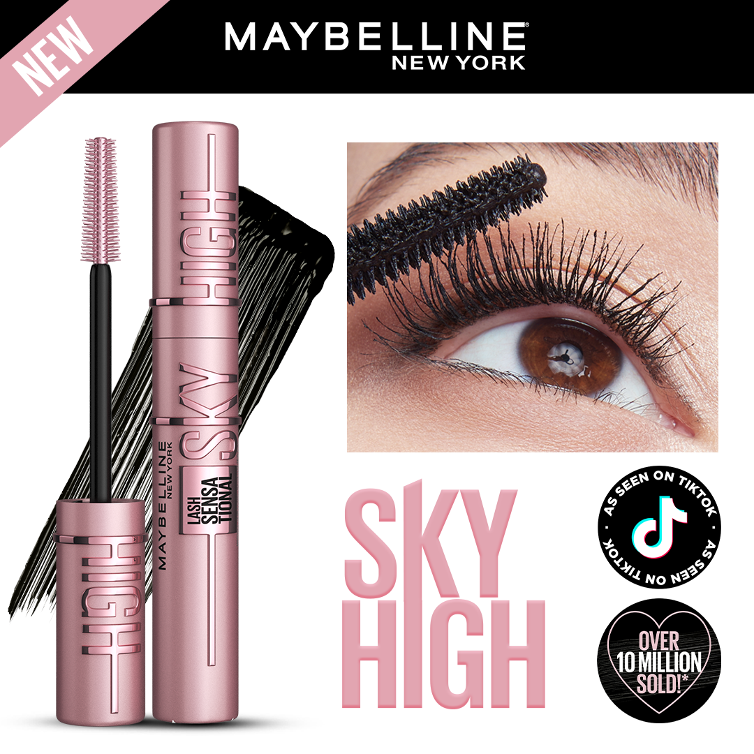 Maybelline | Lash Sensational Sky High Mascara | Very Black | Best Price in Pakistan original skincare product Pakistan