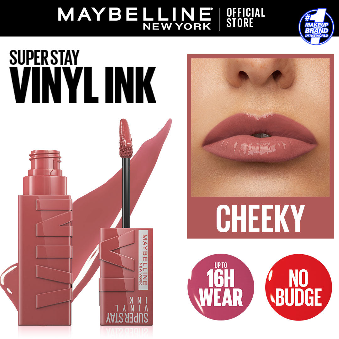 Maybelline | Superstay Vinyl Ink Liquid Lipstick | Cheeky | Best Price in Pakistan original skincare product Pakistan