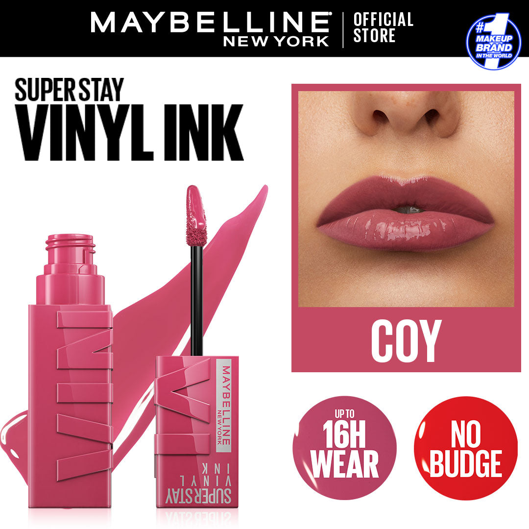 Maybelline | Superstay Vinyl Ink Liquid Lipstick | Coy | Best Price in Pakistan original skincare product Pakistan