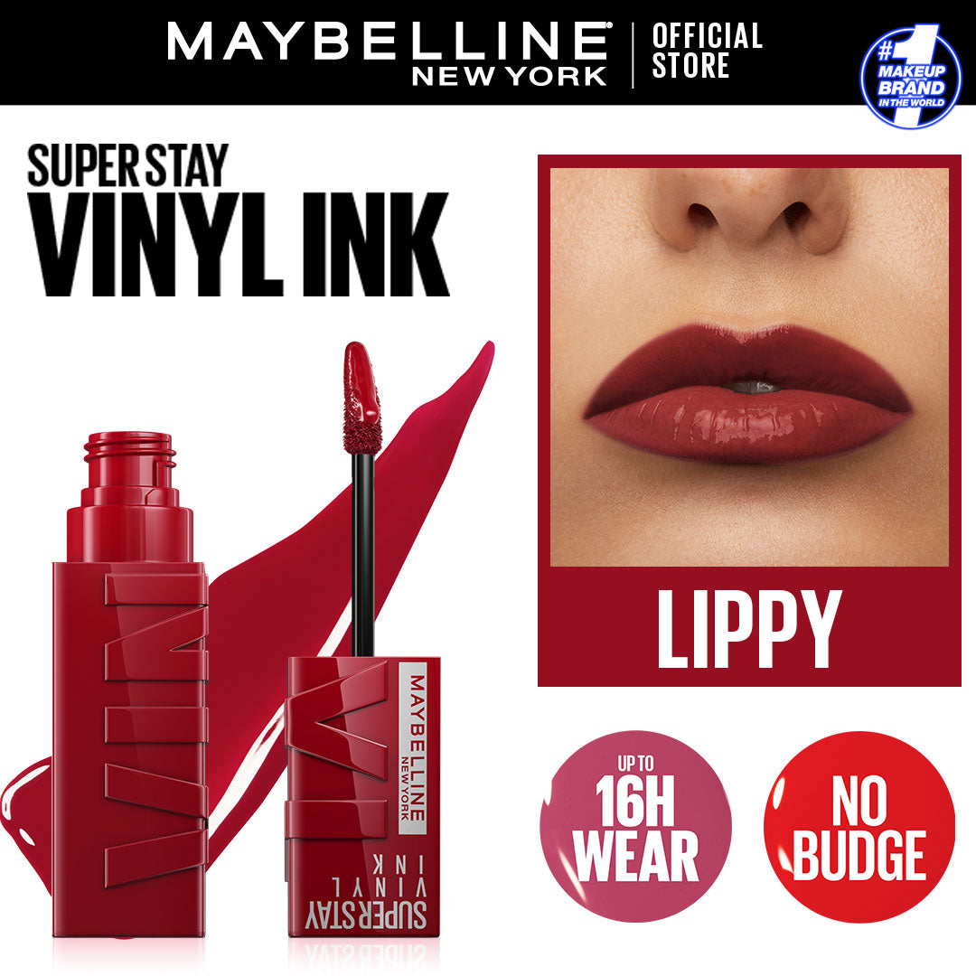 Maybelline | Superstay Vinyl Ink Liquid Lipstick | Lippy | Best Price in Pakistan original skincare product Pakistan مرکزی تصویر