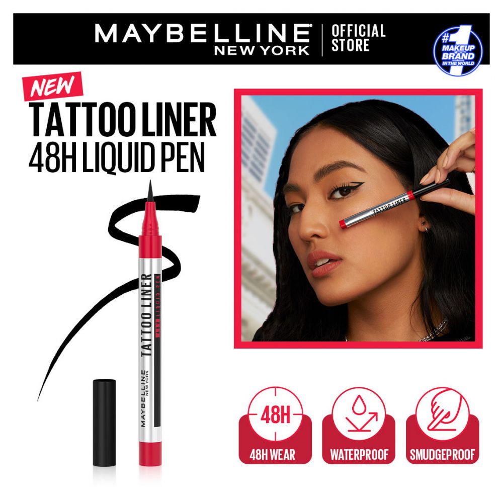 Maybelline | Tattoo Liner 48H Liquid Pen | Best Price in Pakistan original skincare product Pakistan