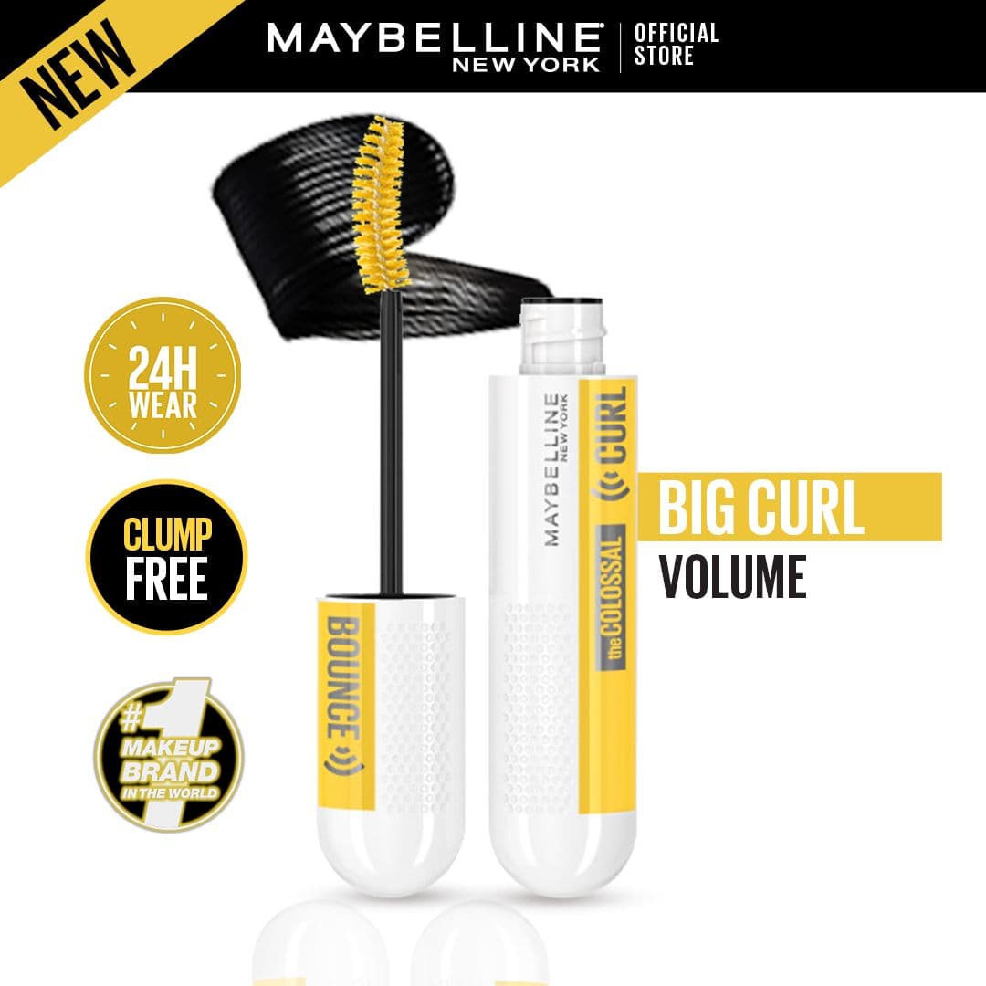 Maybelline New York Colossal Curl Bounce Mascara | Very Black | Best Price in Pakistan original skincare product Pakistan
