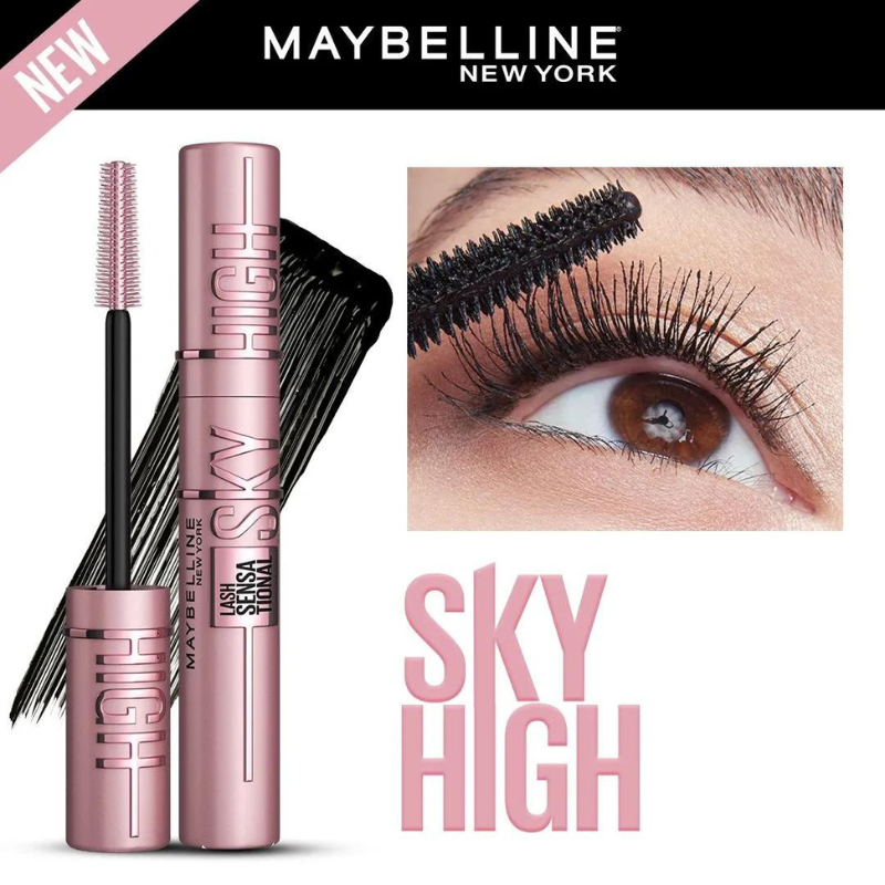 Maybelline Lash Sensational Sky High Waterproof Mascara Very Black | Best Price in Pakistan original skincare product Pakistan