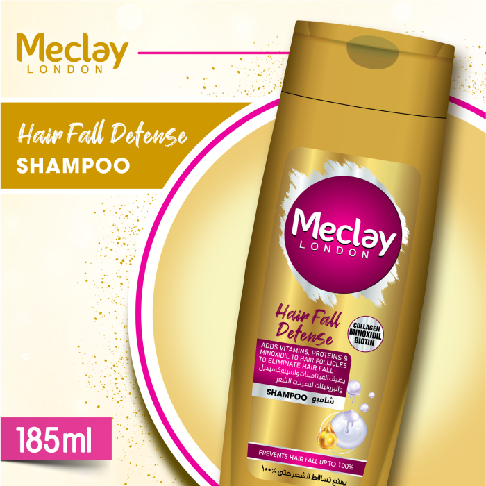 Meclay London  Hair Fall Defense Shampoo |  185ml | Best Price in Pakistan original skincare product Pakistan