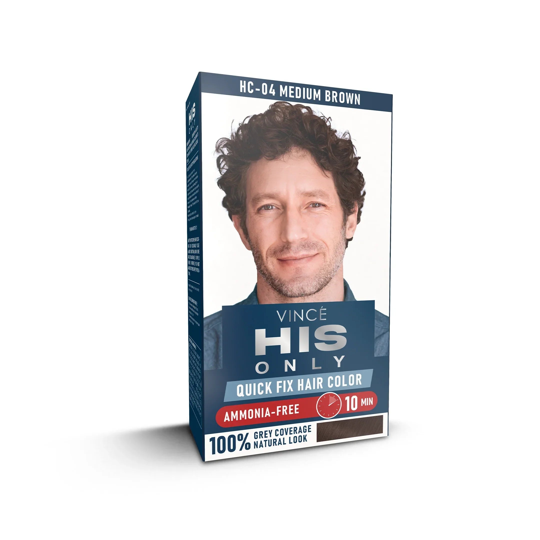 Vince | Medium Brown Men Hair Color | His Only (HC-04) | Best Price in Pakistan original skincare product Pakistan