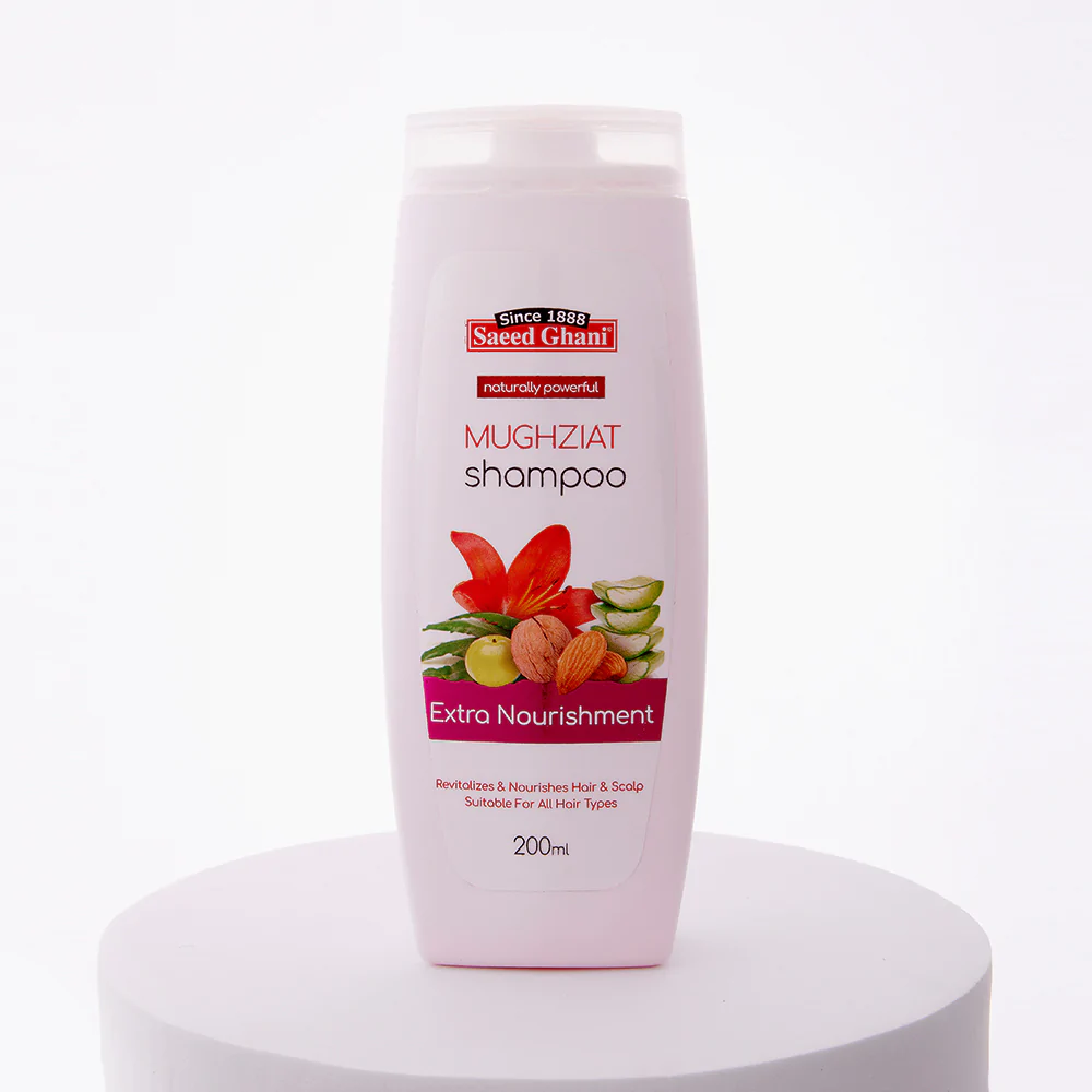 Saeed Ghani | Mughziat Shampoo 200 Ml | Best Price in Pakistan original skincare product Pakistan