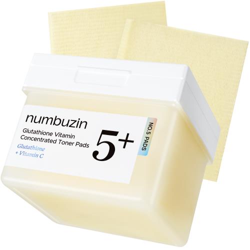Numbuzin No.5 Glutathione Vitamin Concentrated Toner Pad | 70 Pads | Best Price in Pakistan original skincare product Pakistan