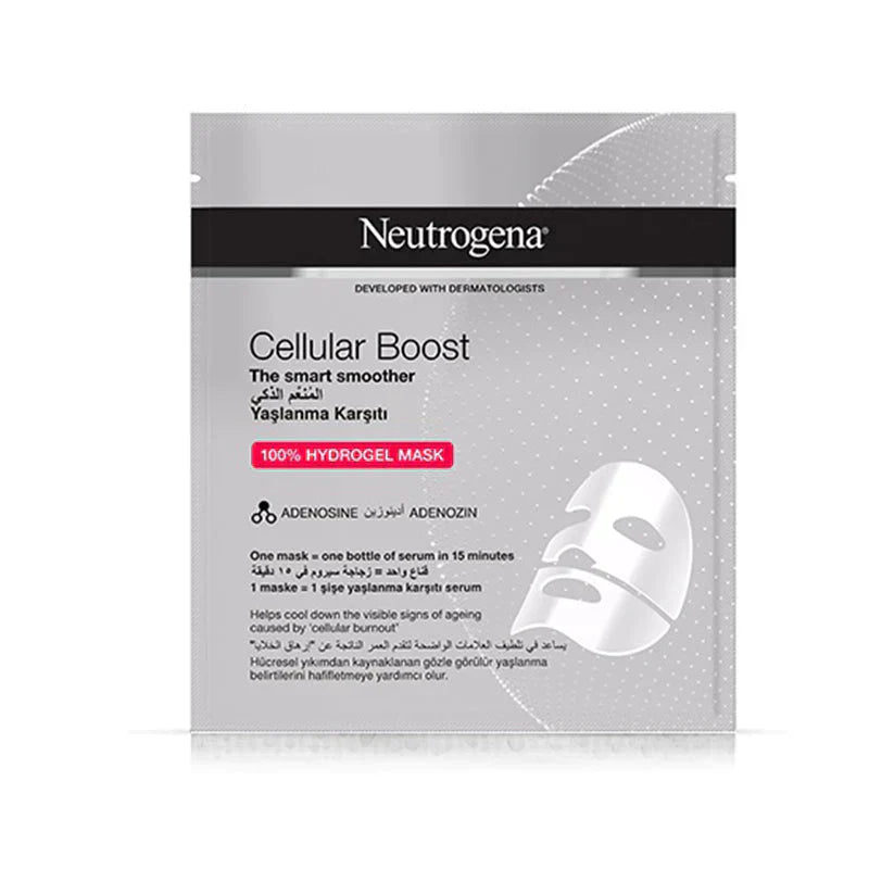 Neutrogena | Cellular Boost The Smart Smoother 100% Hydrogel Mask | Best Price in Pakistan original skincare product Pakistan