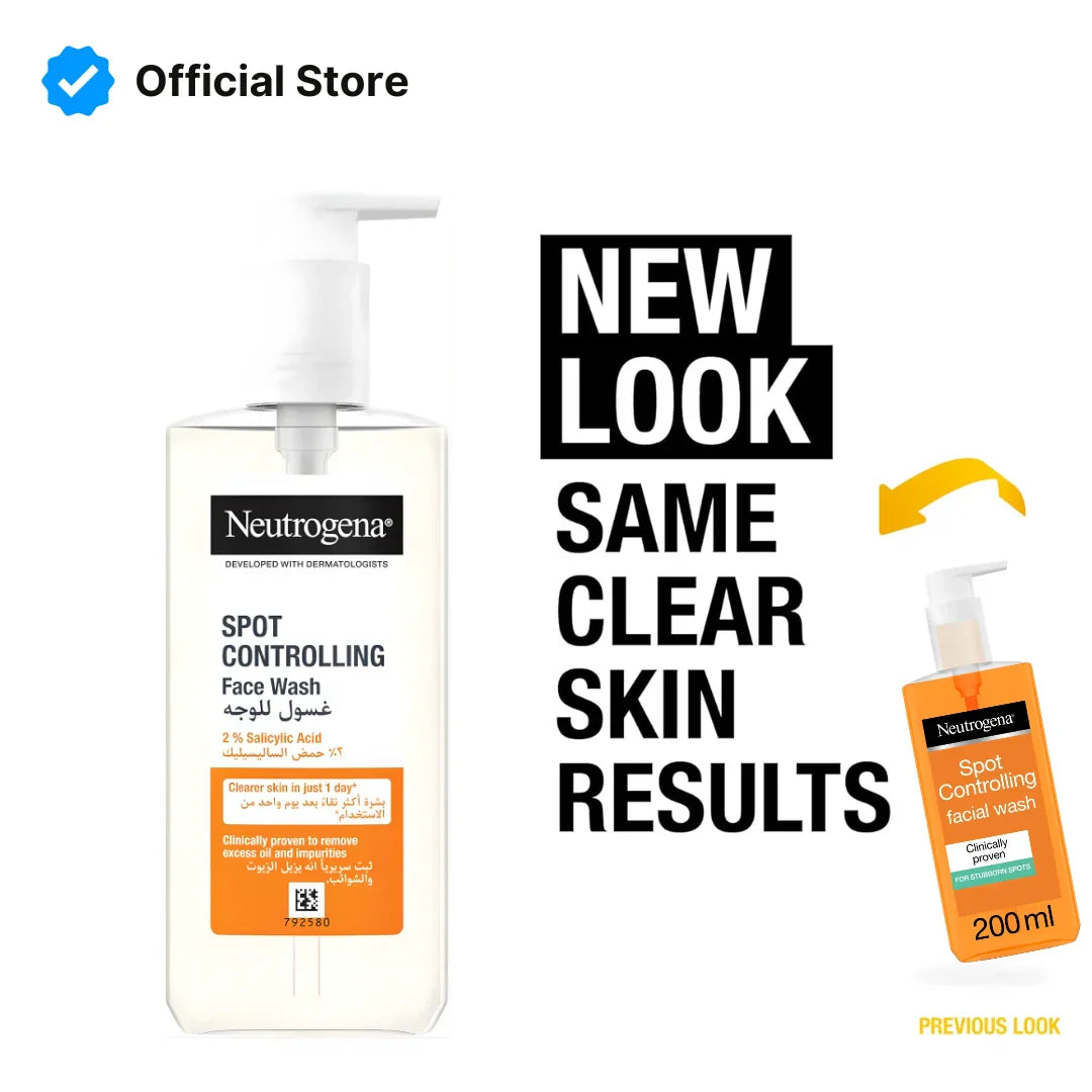 Neutrogena Spot Controlling Facial Wash | 200ml | Best Price in Pakistan original skincare product Pakistan