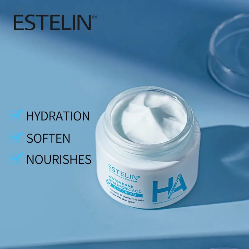 Estelin | Water Bank Hyaluronic Acid Day Cream 50g | Best Price in Pakistan original skincare product Pakistan
