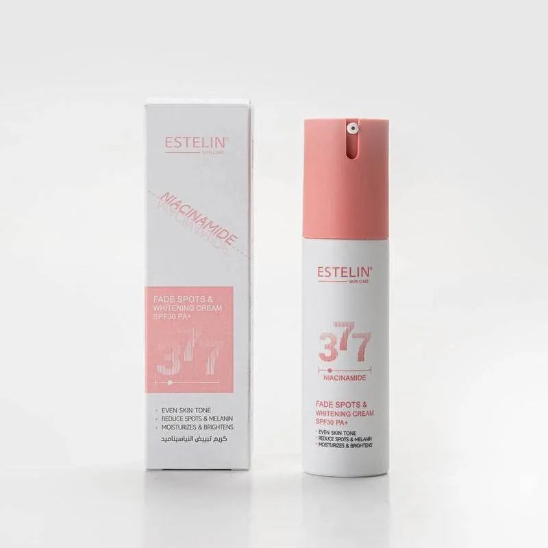 Estelin | Niacinamide Fade Spots & Whitening Cream SPF30 PA+ 60g | Best Price in Pakistan original skincare product Pakistan