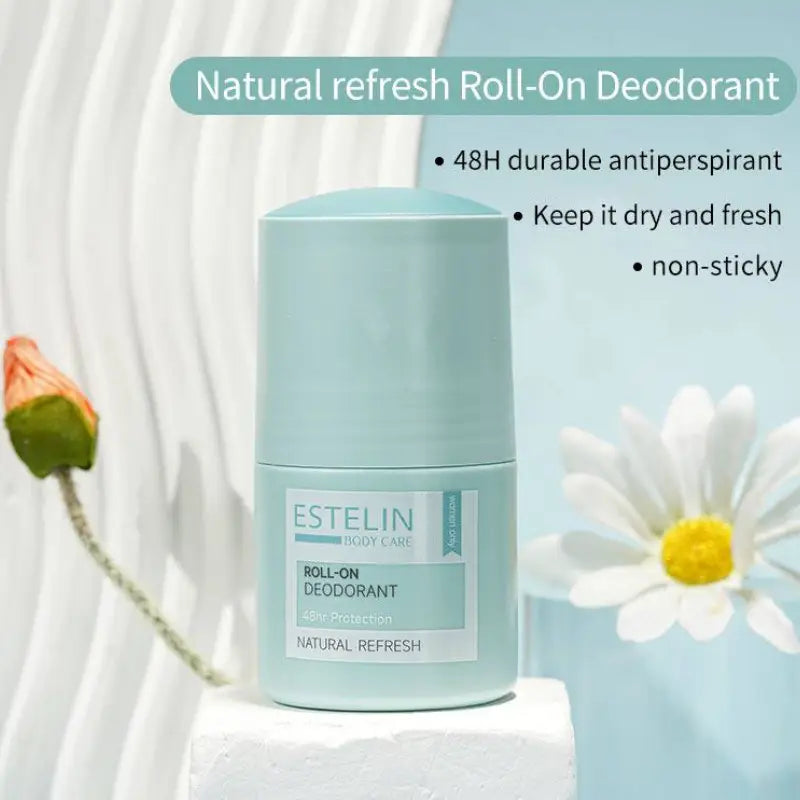 Estelin | Natural Refresh Roll-On Deodorant 50ml | Best Price in Pakistan original skincare product Pakistan