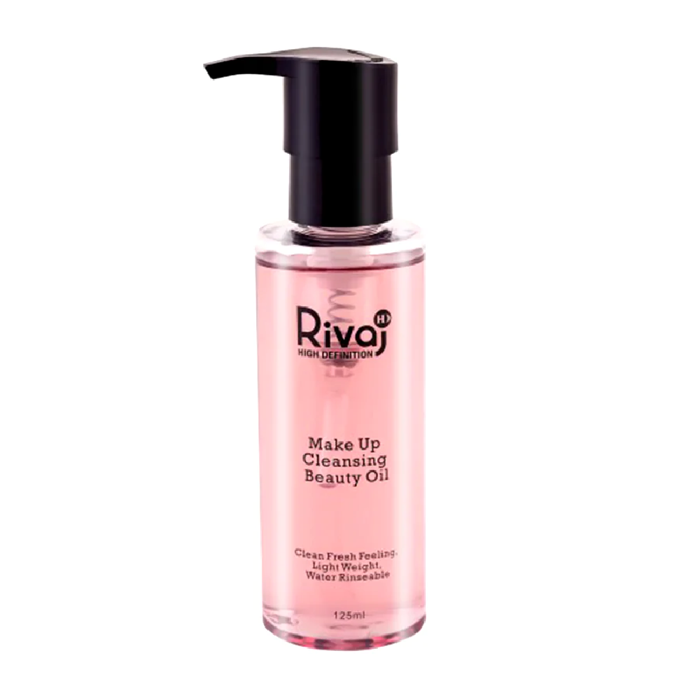 RIVAJ HD MAKEUP CLEANISING BEAUTY OIL 125ML | Best Price in Pakistan original skincare product Pakistan Main image