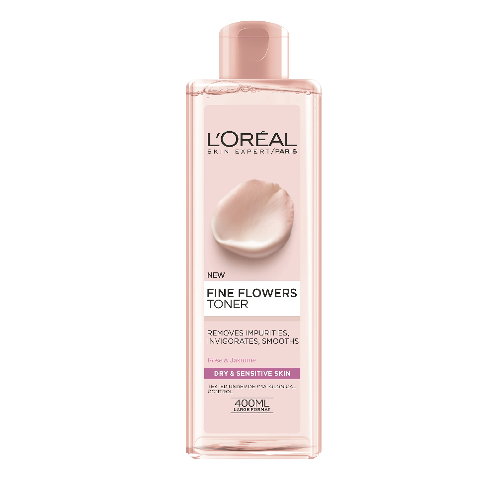 LOREAL FINE FLOWERS CLEAN TONER 400 ML PC | Best Price in Pakistan original skincare product Pakistan