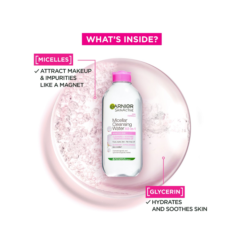 GARNIER SKIN ACTIVE MICELLAR CLEANSING 125 ML | Best Price in Pakistan original skincare product Pakistan Main image