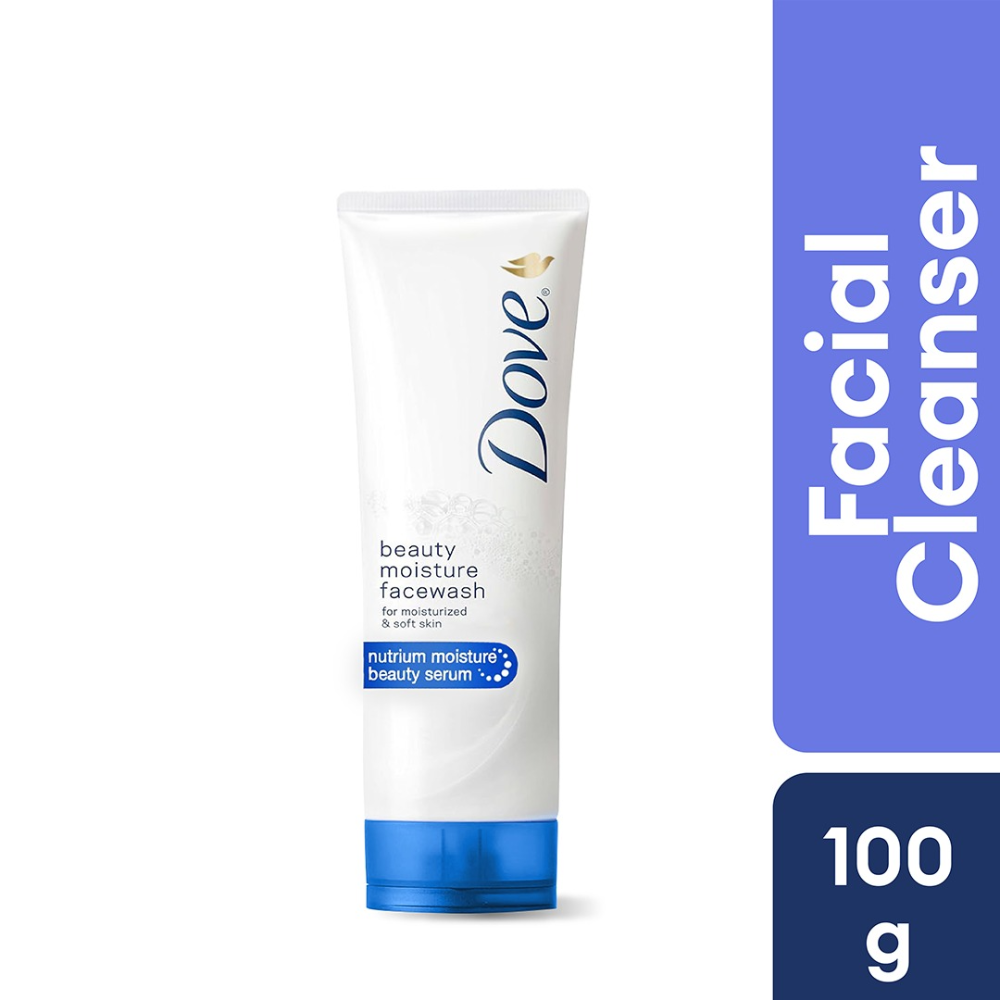 DOVE BEAUTY MOISTURE FACIAL CLEANSER 100G | Best Price in Pakistan original skincare product Pakistan مرکزی تصویر