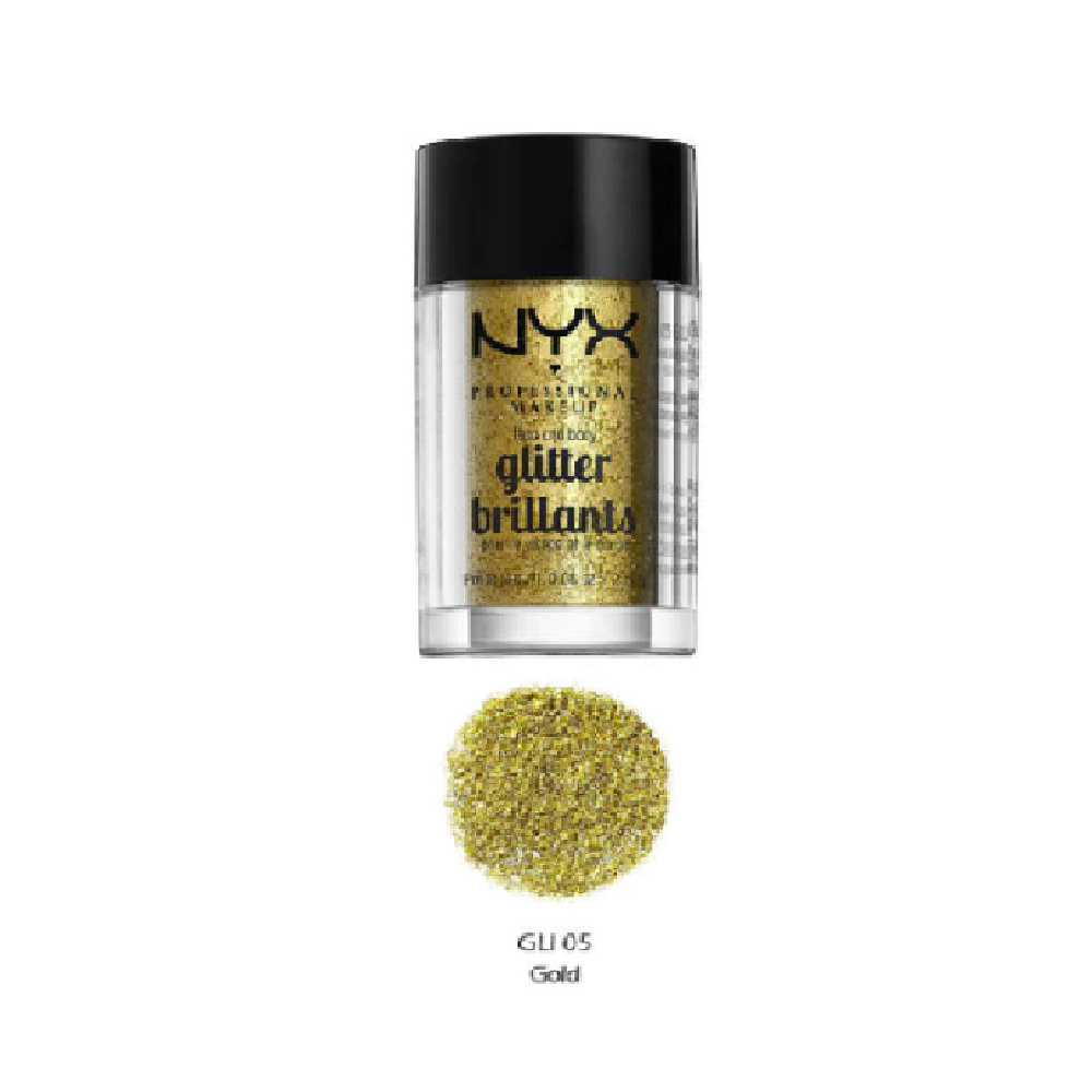 NYX FACE AND BODY GLITTER BRILLANTS GLI 05 PC | Best Price in Pakistan original skincare product Pakistan Main image
