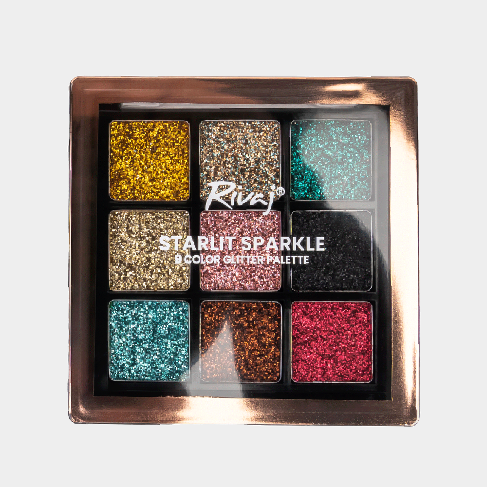 RIVAJ STARLIT SPARKLE GLITTER PALETTE NO.3 | Best Price in Pakistan original skincare product Pakistan Main image
