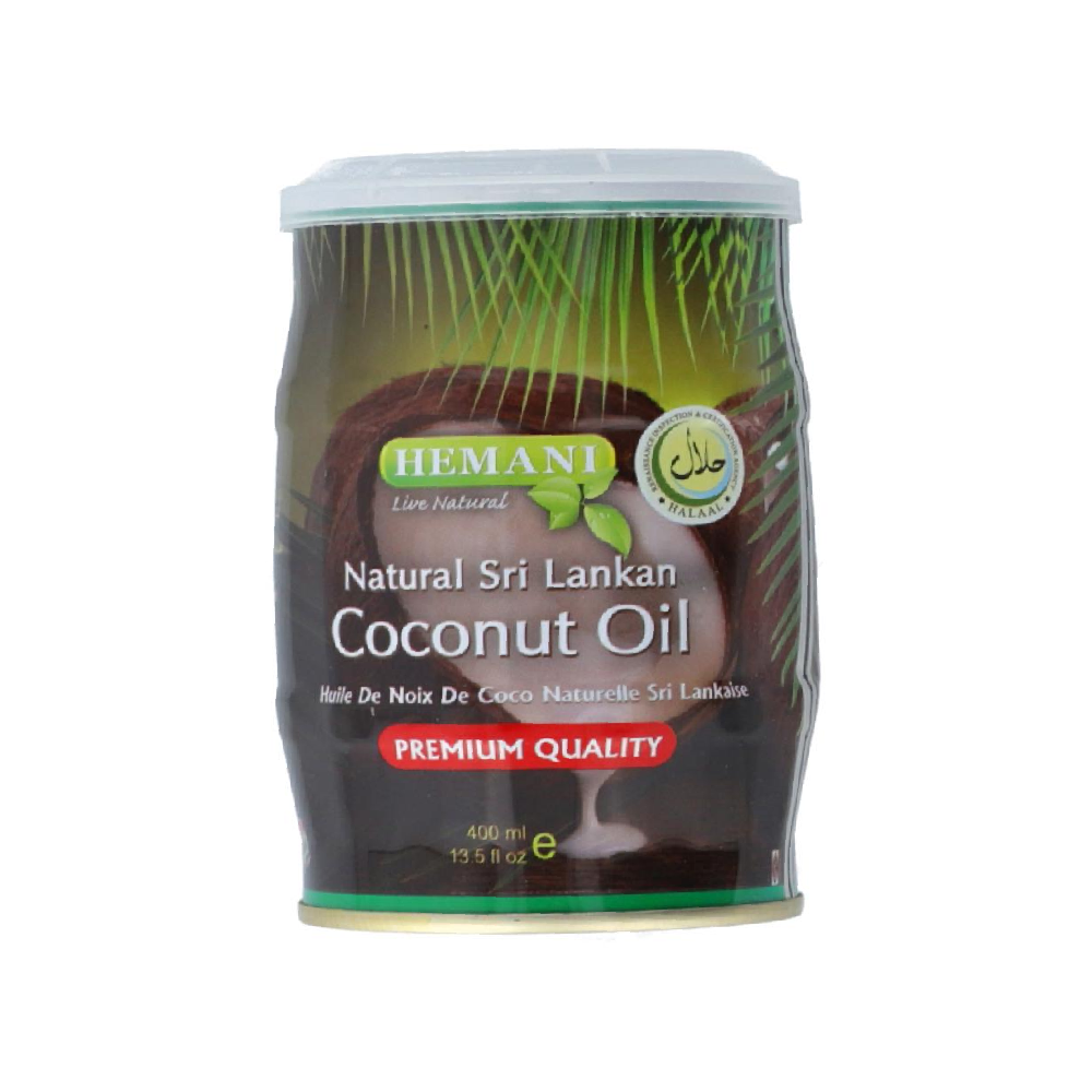 HEMANI COCONUT OIL TIN 400 ML | Best Price in Pakistan original skincare product Pakistan