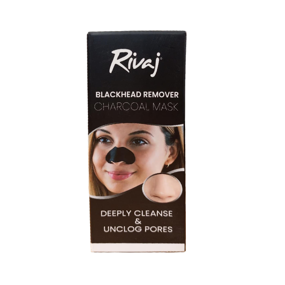 RIVAJ CHARCOAL BLACHHEAD MASK 50 ML PS | Best Price in Pakistan original skincare product Pakistan