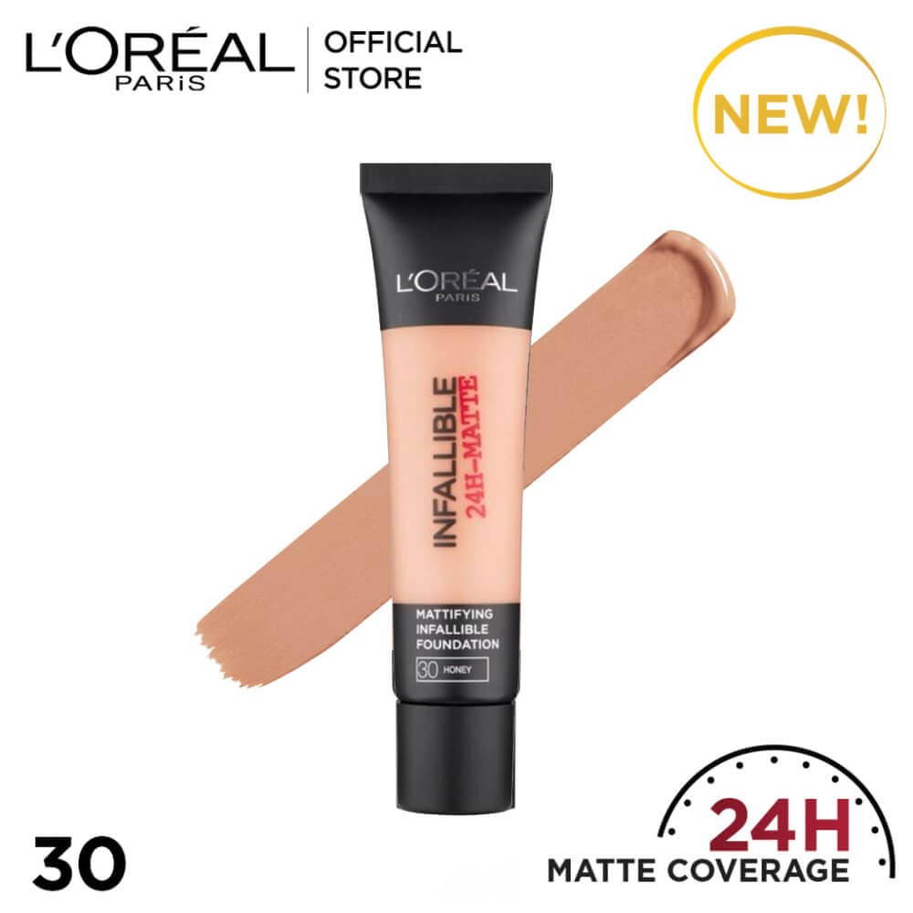 Loreal Infallible 24Hr Matte Cover Foundation | 30 Honey | Best Price in Pakistan original skincare product Pakistan مرکزی تصویر