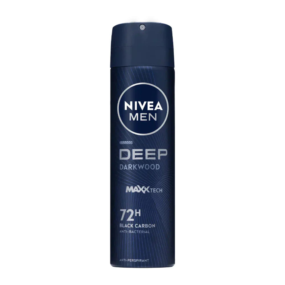 Nivea | Men Deep Dark Wood Anti-Perspirant Spray 150ml | Best Price in Pakistan original skincare product Pakistan