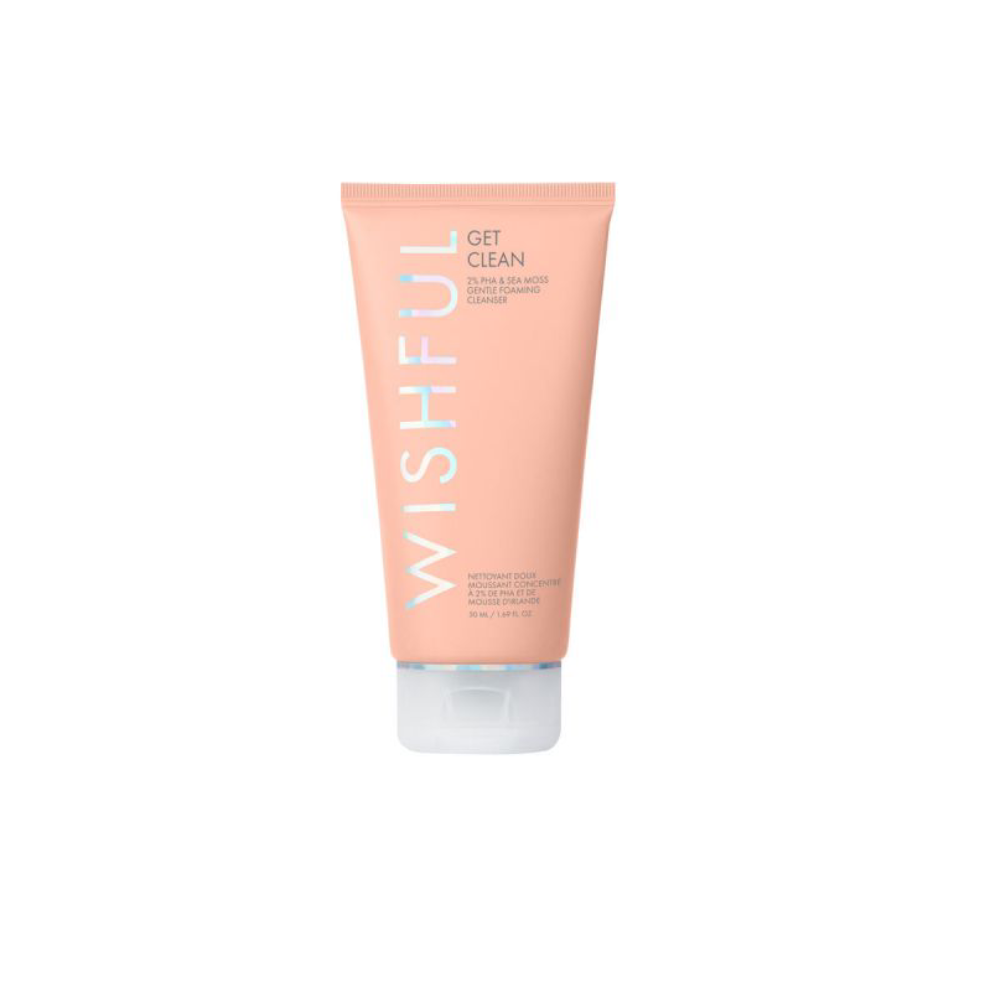 WISHFUL GET CLEAN 2% PHA SEA MOSS GENTLE FOAMING CLEANSER 50 | Best Price in Pakistan original skincare product Pakistan