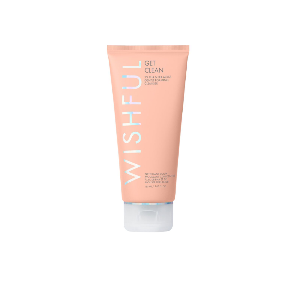 WISHFUL GET CLEAN 2% PHA SEA MOSS GENTLE FOAMING CLEANSER 15 | Best Price in Pakistan original skincare product Pakistan