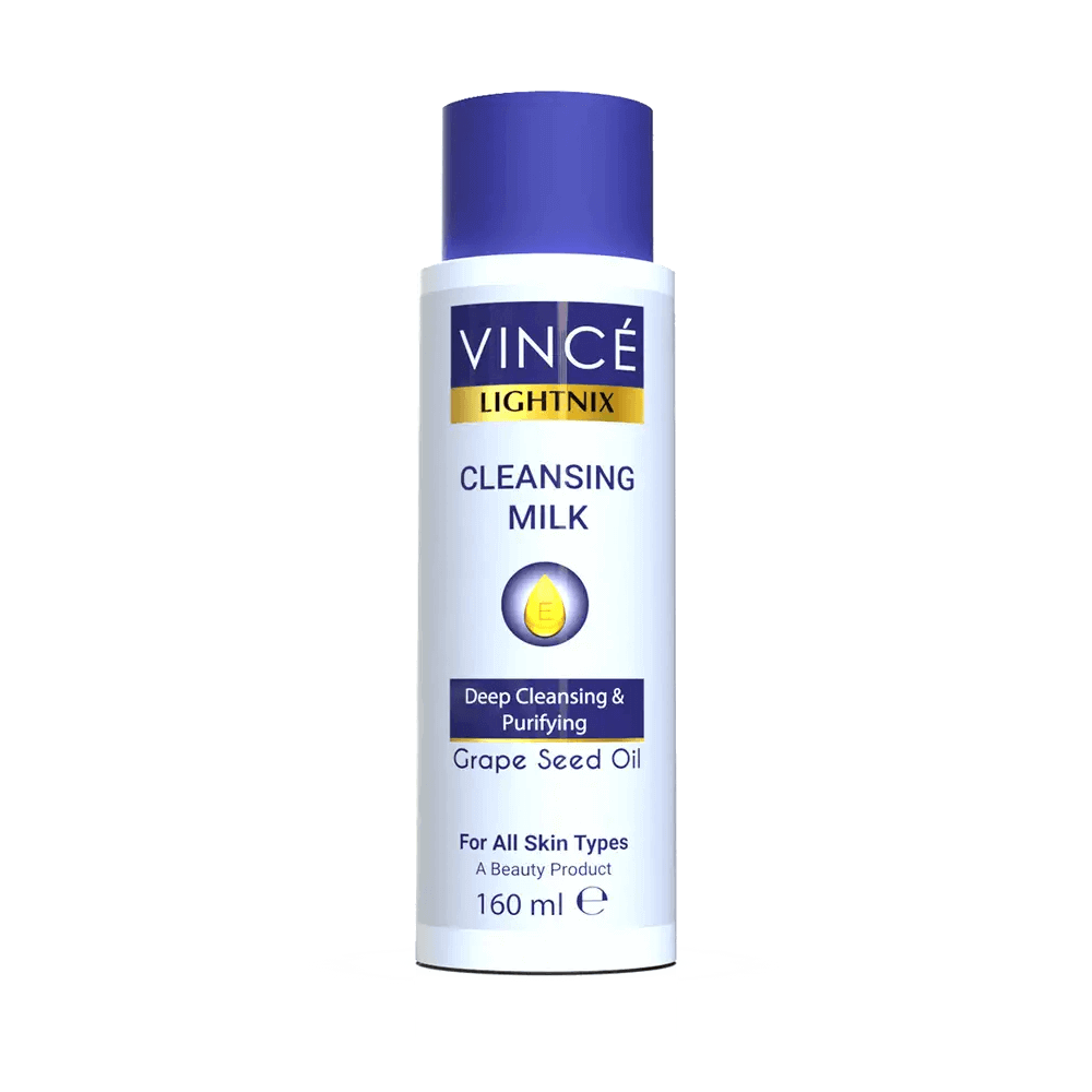 VINCE CLEANSING MILK GRAPE SEED EXTRACT 160 ML | Best Price in Pakistan original skincare product Pakistan مرکزی تصویر