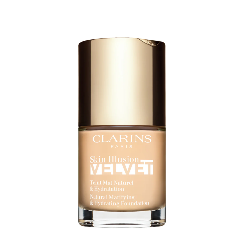 CLARINS SKIN ILLUSION VELVET FOUNDATION 100.3N 30ML | Best Price in Pakistan original skincare product Pakistan مرکزی تصویر