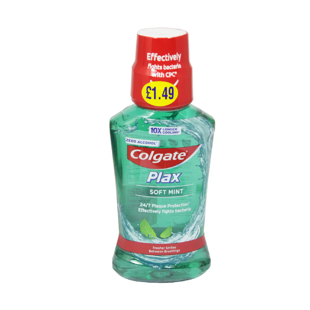 Colgate | Mouth Wash Plax Soft Mint 250Ml | Best Price in Pakistan original skincare product Pakistan