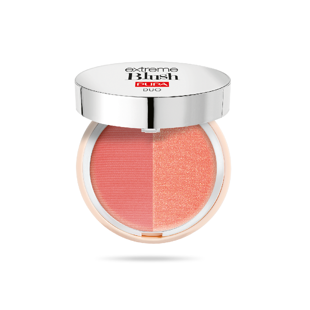 PUPA EXTREME BLUSH DUO DUAL EFFECT COMP BLUSH | MATT SALMON | Best Price in Pakistan original skincare product Pakistan