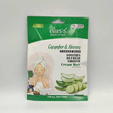 Chirs's Beauty Of Face Cucumber & Aloe Vera Powder Mask 75G | Best Price in Pakistan original skincare product Pakistan مرکزی تصویر